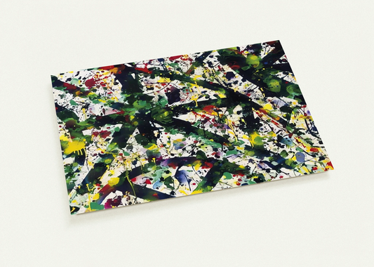 Green Buddha By Sam Francis Pack of 10 Post Cards | Sam Francis Post Cards | A6 (10.5 x 14.8 cm) - 4.1 x 5.8 inches