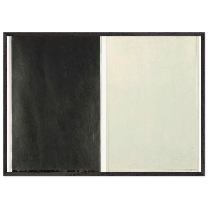 Untitled - 1966 N1 - Brice Marden 70x100 cm / 28x40 inches Framed Art Print – Black Wooden Frame