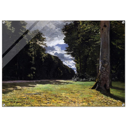 The Pave de Chailly in the Fontainbleau Forest - claude monet Acrylic Print - 70x100 cm / 28x40″ inches