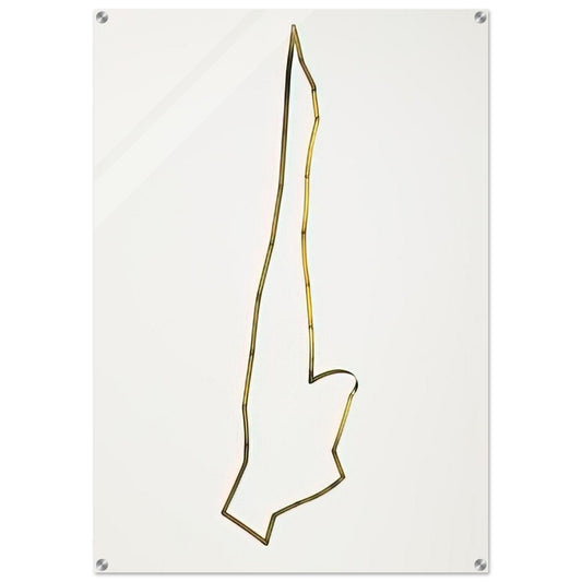 Mobile Articulated Sculpture - 1948 - Gyula Kosice Acrylic Print - 70x100 cm / 28x40″ inches | Gyula Kosice Wall Art | Gyula Kosice Prints