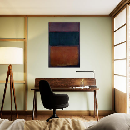 Untitled - 1963 - Mark Rothko Brushed Aluminum Print - 70x100 cm / 28x40 inches | Mark Rothko Aluminum Print | Mark Rothko Prints