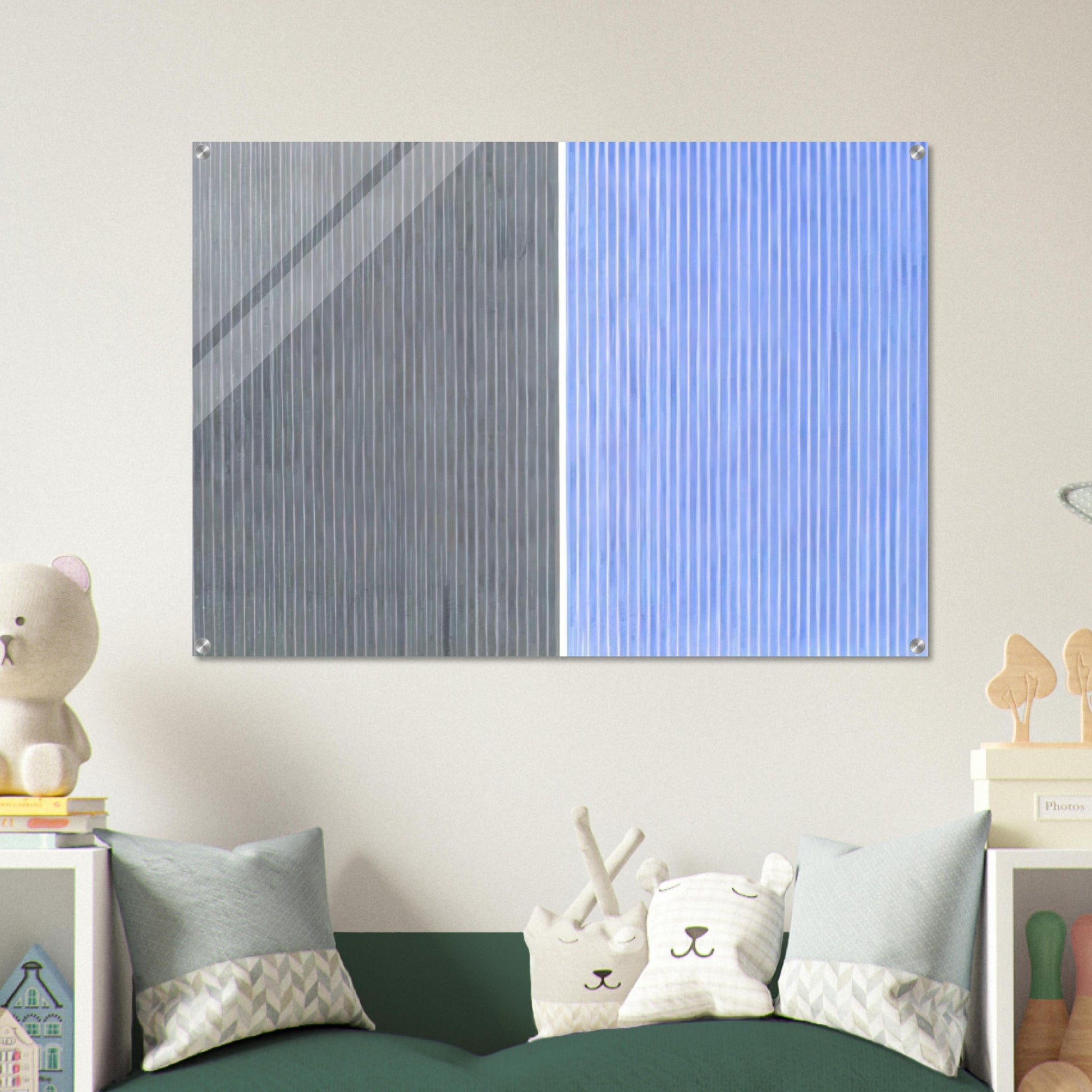 Yukon Sonata - 1981 - Gene Davis Acrylic Print - 70x100 cm / 28x40″ inches | Gene Davis Wall Art | Gene Davis Prints