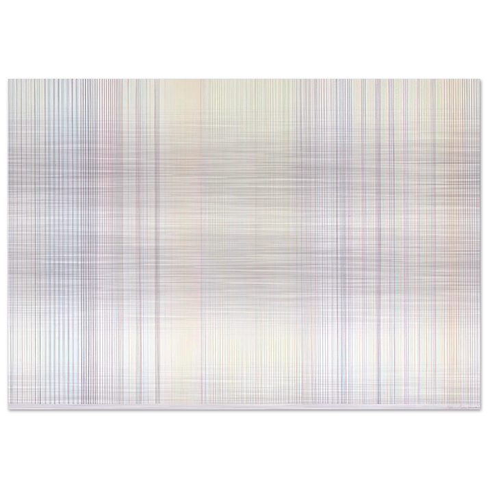 Albatross - 1973 - Gene Davis Brushed Aluminum Print - 70x100 cm / 28x40 inches | Gene Davis Aluminum Print | Gene Davis Prints