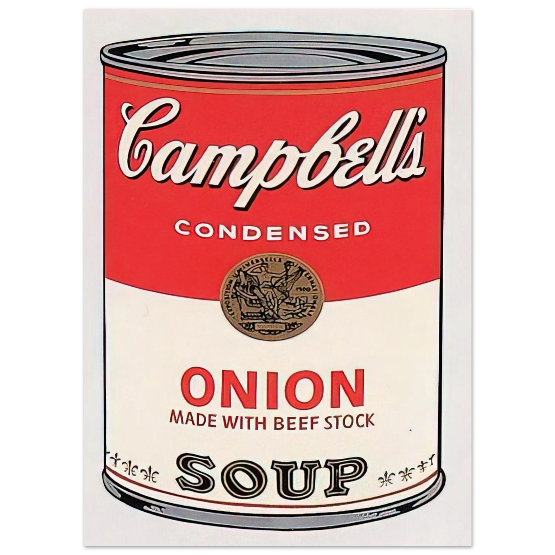 Andy Warhol - Campbell's Soup Can  onion  Fine Art Poster - 40x60 cm / 16x24 inches