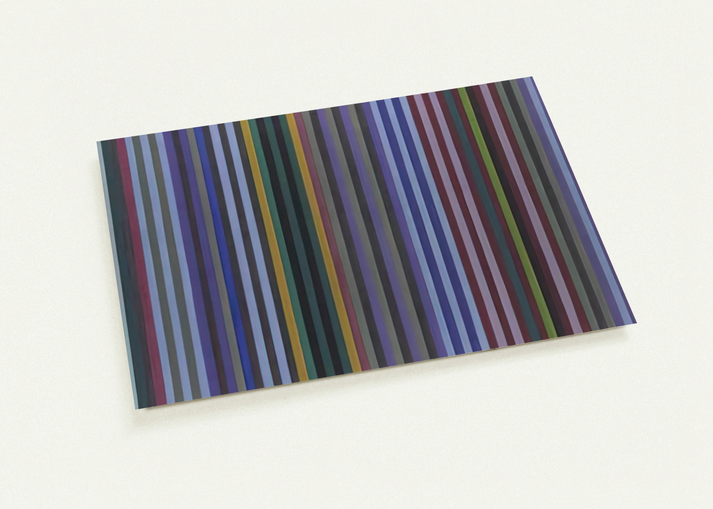 Mohawk - 1970 By Gene Davis Pack of 10 Post Cards | Gene Davis Post Cards | A6 (10.5 x 14.8 cm) - 4.1 x 5.8 inches