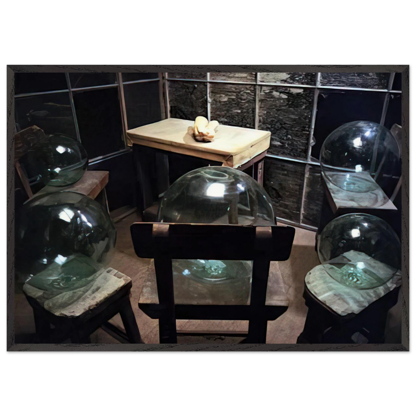 CELL GLASS SPHERES AND HANDS 1993 - Louise Bourgeois Framed Art Print – Black Wooden Frame - Default Title - -Framed Art Print