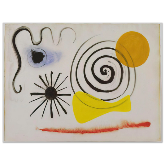 Alexander Calder - UNTITLED 1941 Fine Art Poster - 13x18 cm / 5x7 inches