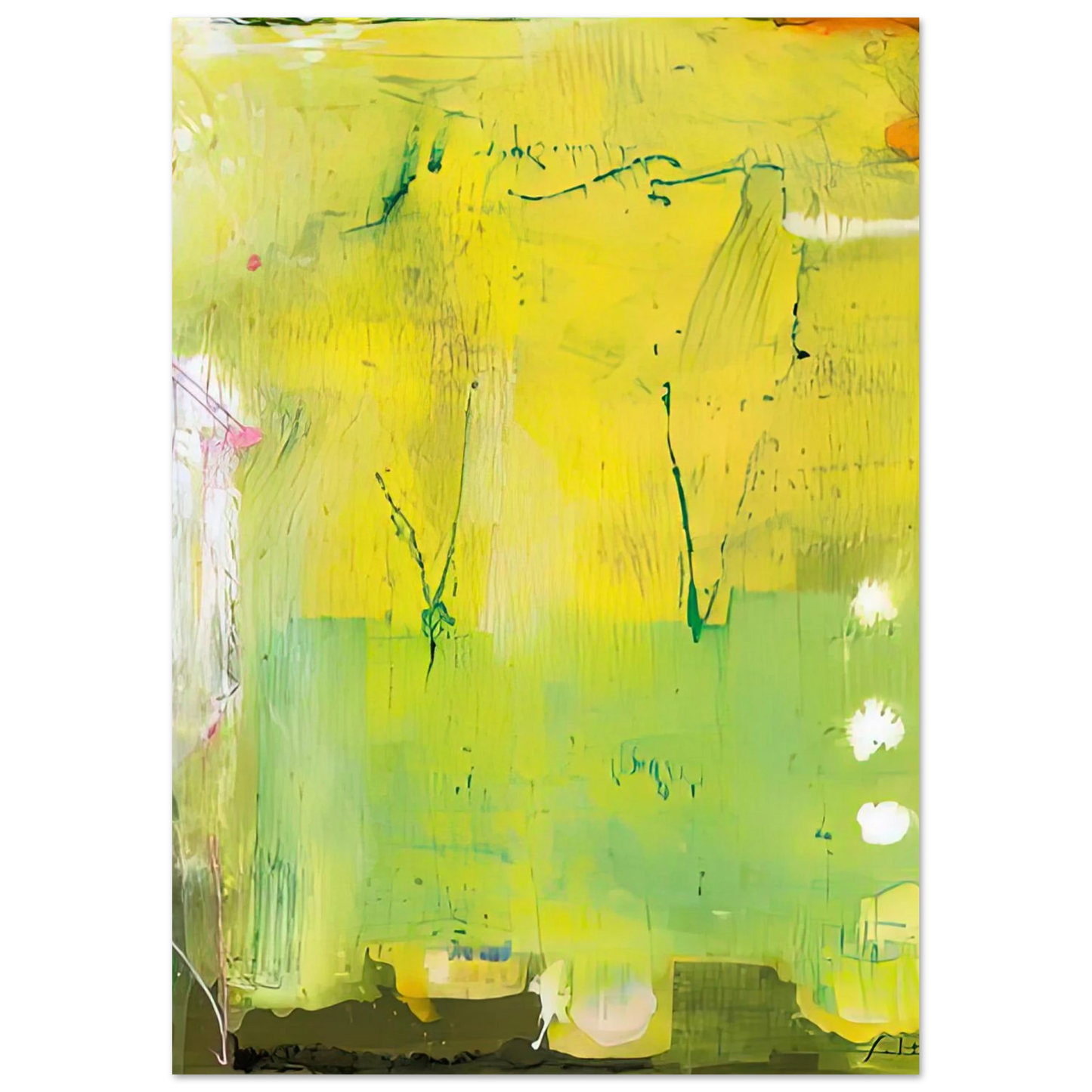Helen Frankenthaler - The Rake’s Progress, 1991- Wall Art - 28x40 inches / 70x70 cm - Canvas (Imperial) - -
