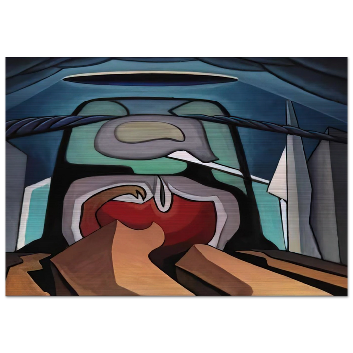 LSH 21 - 1942 - Lawren Harris Brushed Aluminum Print - 70x100 cm / 28x40 inches | Lawren Harris Aluminum Print | Lawren Harris Prints