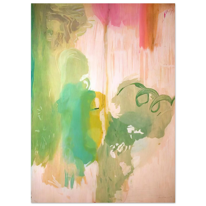 Helen Frankenthaler - Snow Pines - 2004 Wall art - 20x25 cm / 8x10 inches - Fine Art Poster-canvas - -