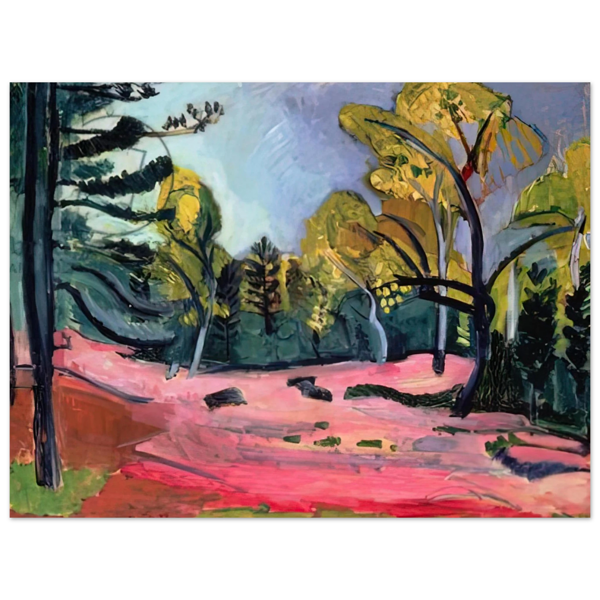 Henri Matisse - LANDSCAPE 1909 Fine Art Poster - Default Title
