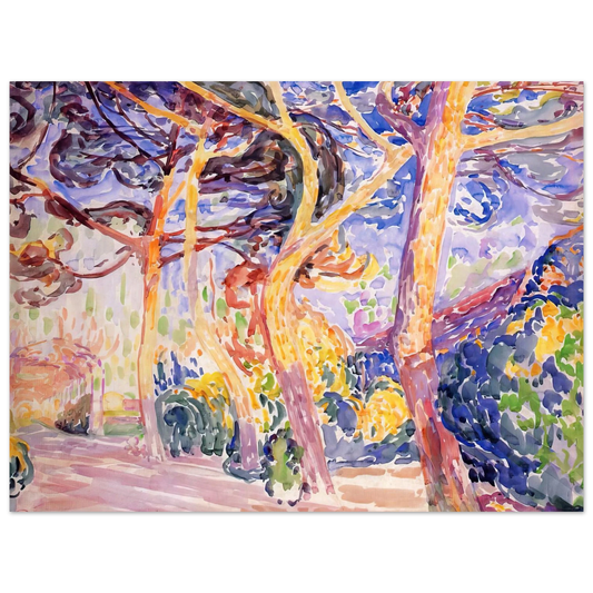 Henri-Edmond Cross - Under the Pines Fine Art Poster - Default Title