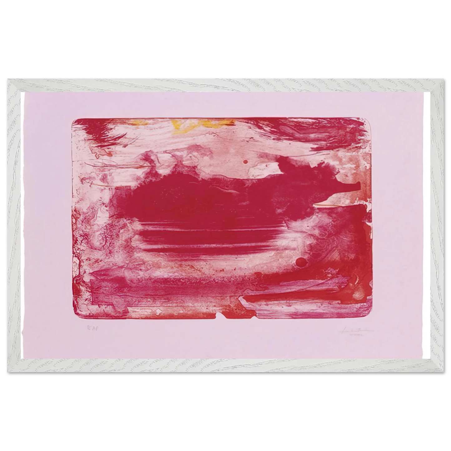 Helen Frankenthaler - The Red Sea - 1982 Wall art - 60x80 cm / 24x32 inches - Fine Art Poster - -