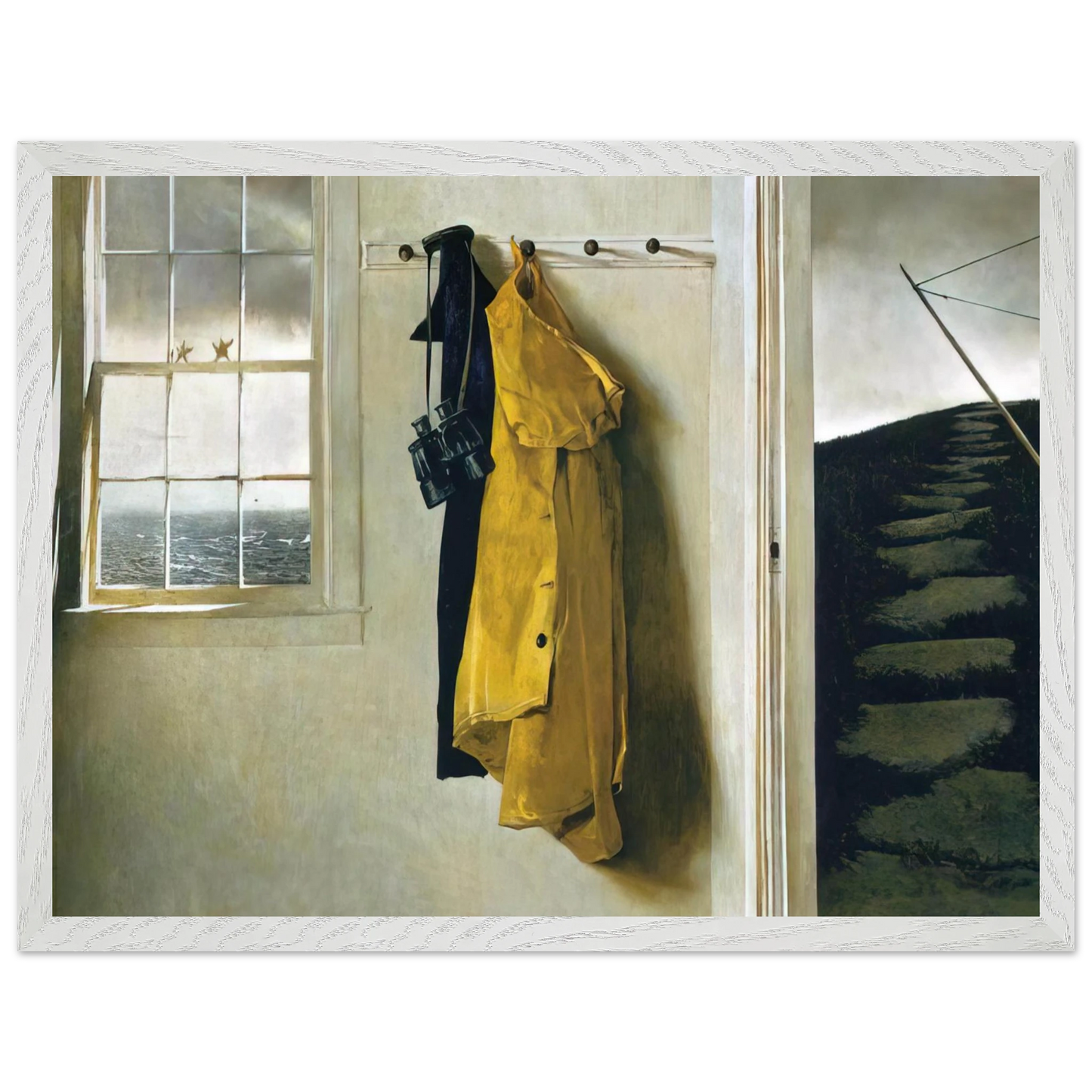 Andrew Wyeth - SQUALL Wall Art - 30x40 cm / 12x16 inches - Fine Art Poster - -