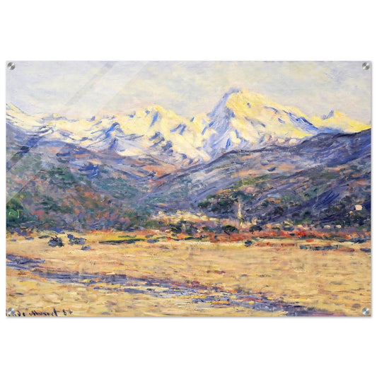 The Valley of the Nervia - claude monet Acrylic Print - 70x100 cm / 28x40″ inches