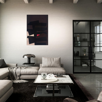 BB #8 - 1962 - Karl Benjamin Brushed Aluminum Print - 70x100 cm / 28x40 inches | Karl Benjamin Aluminum Print | Karl Benjamin Prints