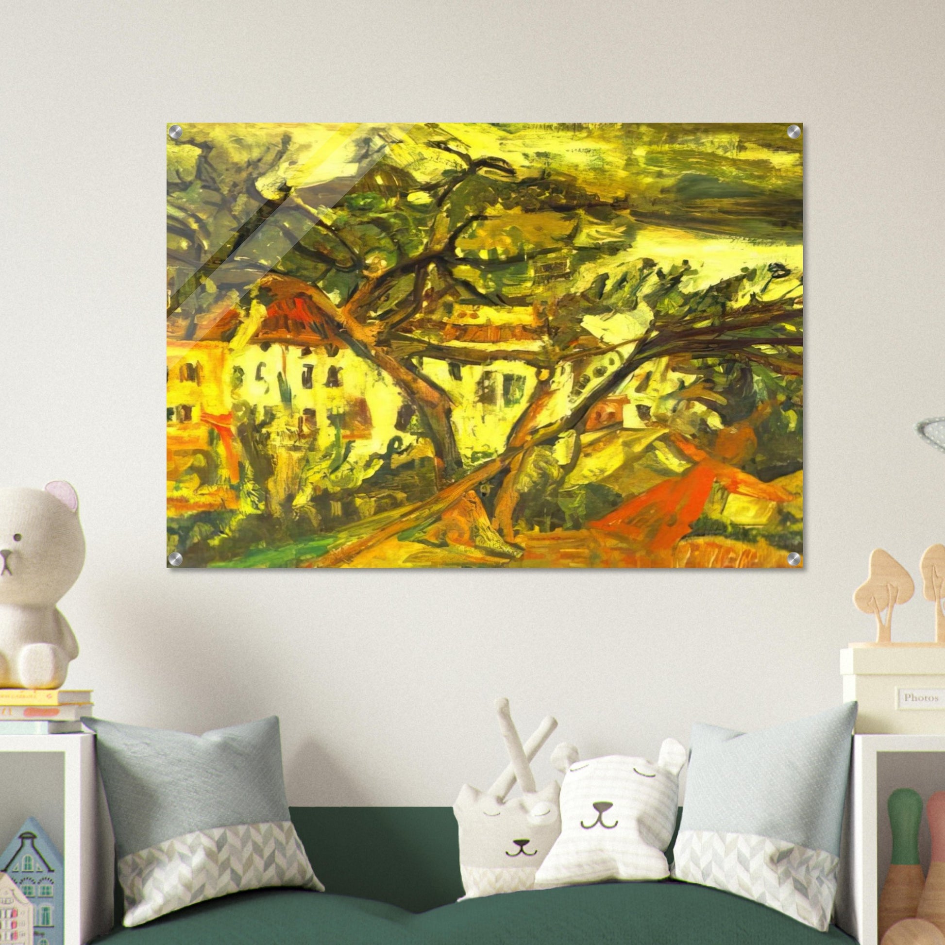 LANDSCAPE OF THE SOUTH OF FRANCE - Chaim Soutine Acrylic Print - 70x100 cm / 28x40″ inches | Chaim Soutine Wall Art | Chaim Soutine Prints