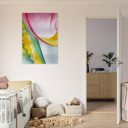 Abstraction No. 77  Tulip  - Georgia O'Keeffe Brushed Aluminum Print - 70x100 cm / 28x40 inches | Georgia O'Keeffe Aluminum Print | Georgia O'Keeffe Prints