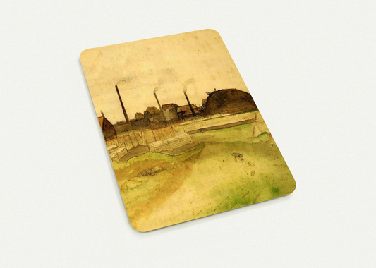 Coalmine in the Borinage By Vincent van Gogh Pack of 10 Post Cards | Vincent van Gogh Post Cards | A6 (10.5 x 14.8 cm) - 4.1 x 5.8 inches