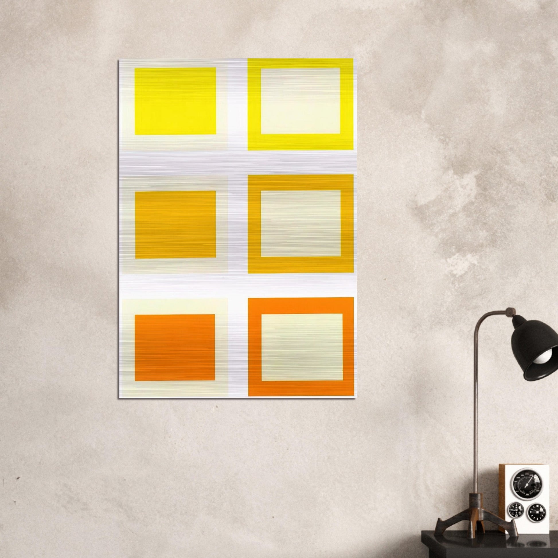 Untitled Schellmann #187-192 - 1990 - Donald Judd Brushed Aluminum Print - 70x100 cm / 28x40 inches | Donald Judd Aluminum Print | Donald Judd Prints