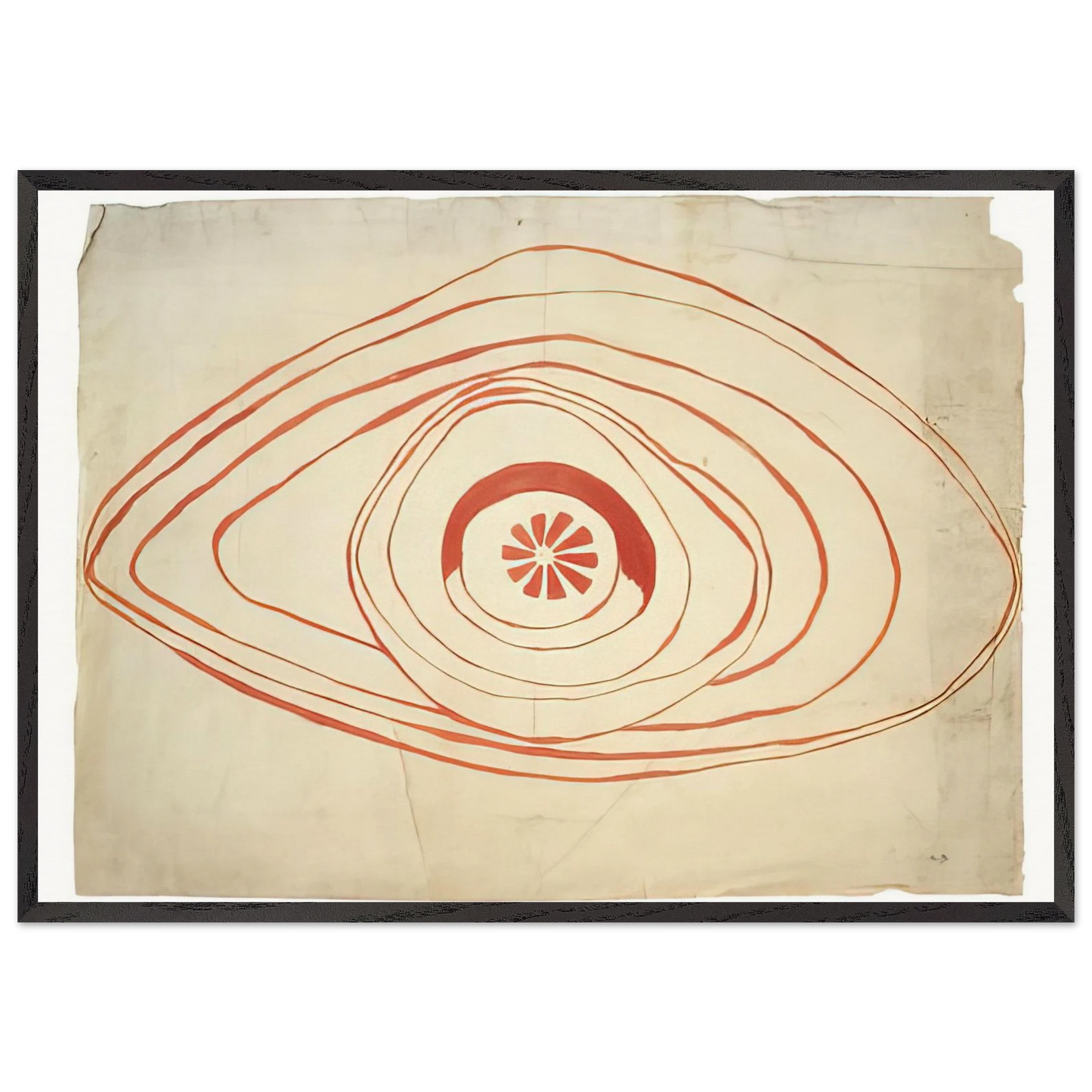 UNTITLED 1 N3 - Louise Bourgeois Framed Art Print – Black Wooden Frame - Default Title - -Framed Art Print