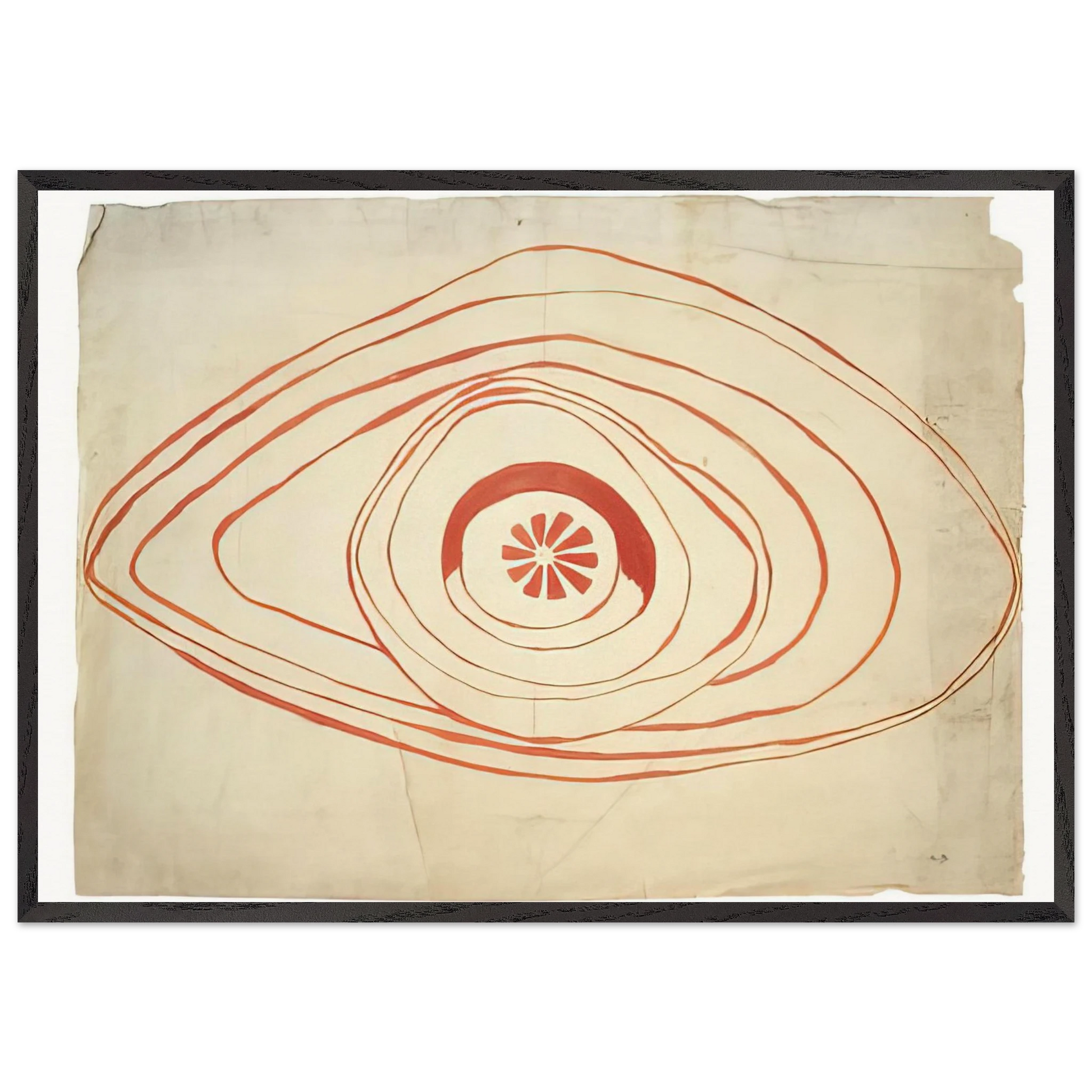 UNTITLED 1 N3 - Louise Bourgeois Framed Art Print – Black Wooden Frame - Default Title - -Framed Art Print