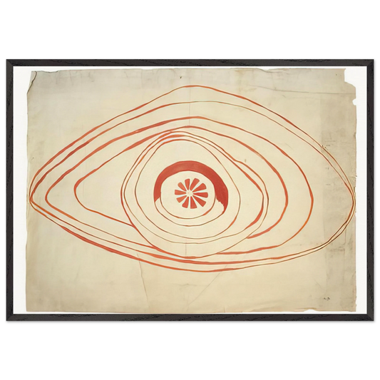 UNTITLED 1 N3 - Louise Bourgeois Framed Art Print – Black Wooden Frame - Default Title - -Framed Art Print