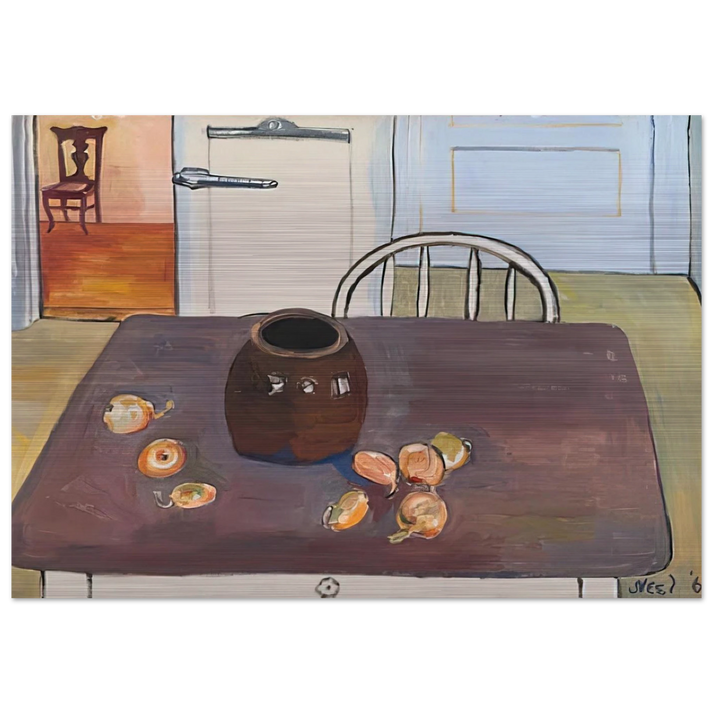 Still Life Spring Lake - Alice Neel Brushed Aluminum Print - 70x100 cm / 28x40 inches | Alice Neel Aluminum Print | Alice Neel Prints