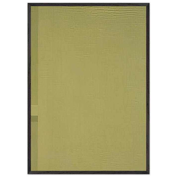 Tensione verticale al margine - 1969 - Antonio Calderara 70x100 cm / 28x40 inches Framed Art Print – Black Wooden Frame