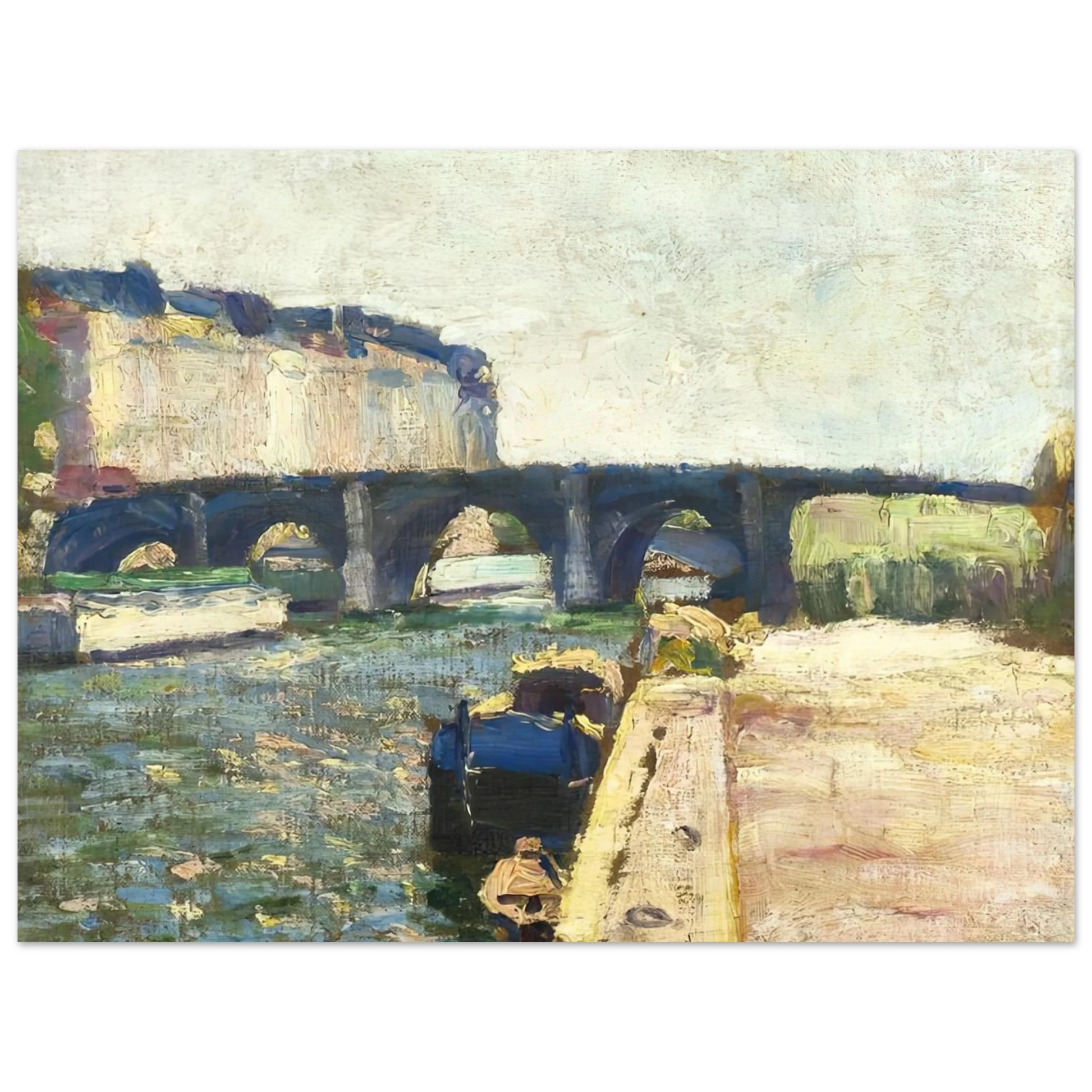 Henri Matisse - PONT DE SEINE 1897 Fine Art Poster - Default Title