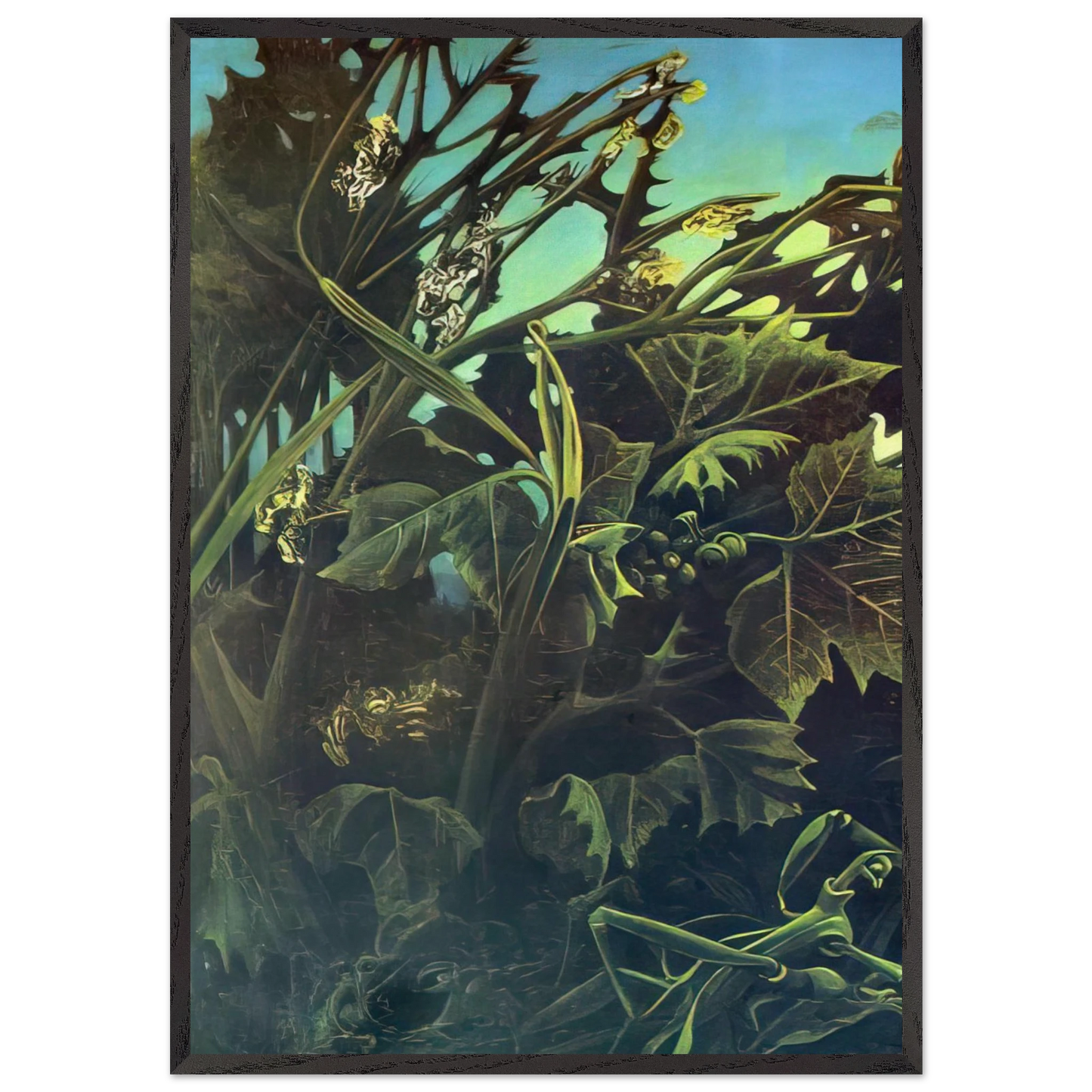 Lust for life - Max Ernst Framed Art Print – Black Wooden Frame - Default Title - -Framed Art Print