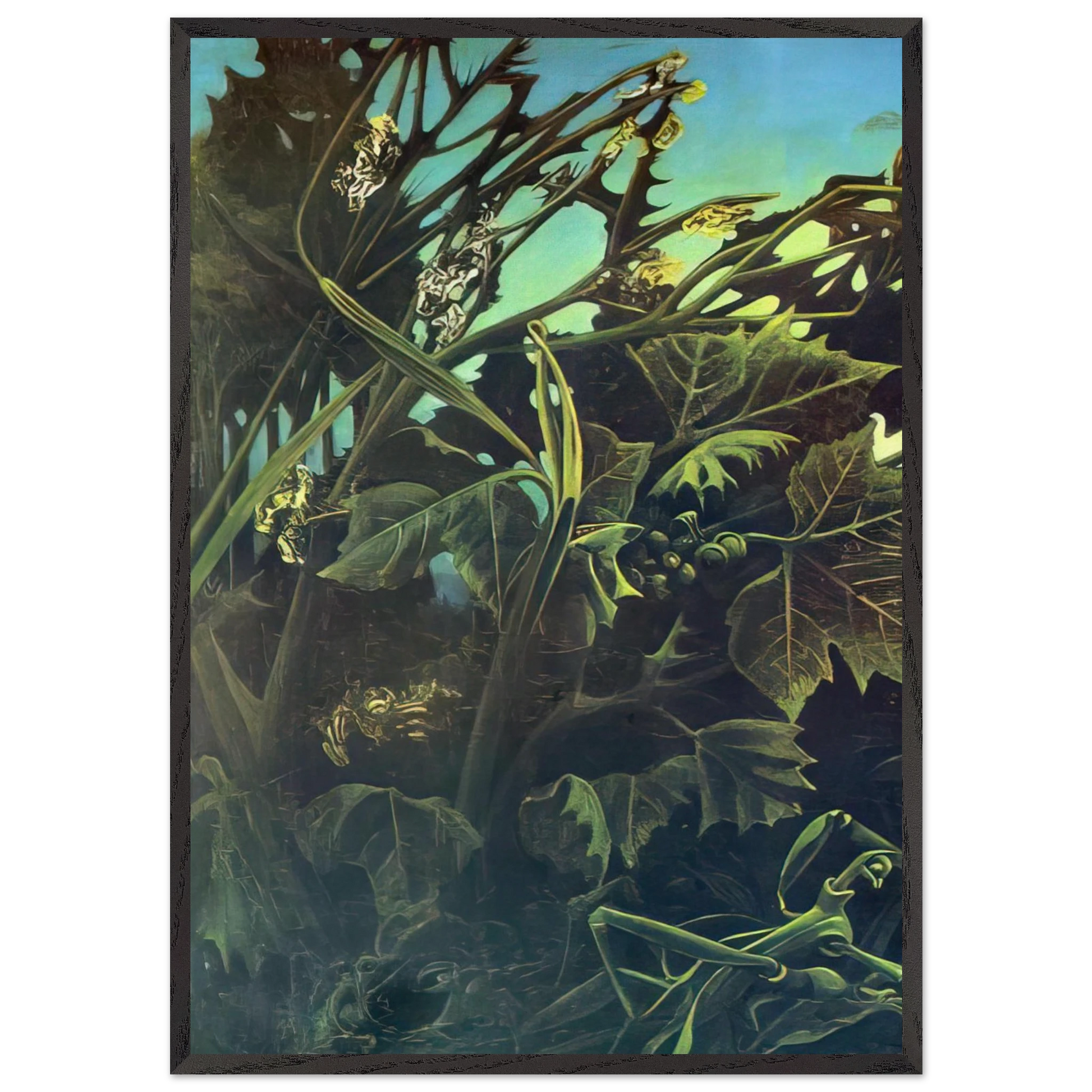 Lust for life - Max Ernst Framed Art Print – Black Wooden Frame - Default Title - -Framed Art Print