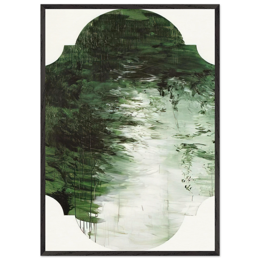 Untitled Part V - Cy Twombly Framed Art Print – Black Wooden Frame - Default Title - -Framed Art Print