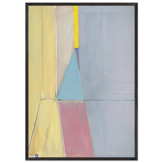 Ocean Park 21 - Richard Diebenkorn Framed Art Print – Black Wooden Frame - Default Title - -Framed Art Print