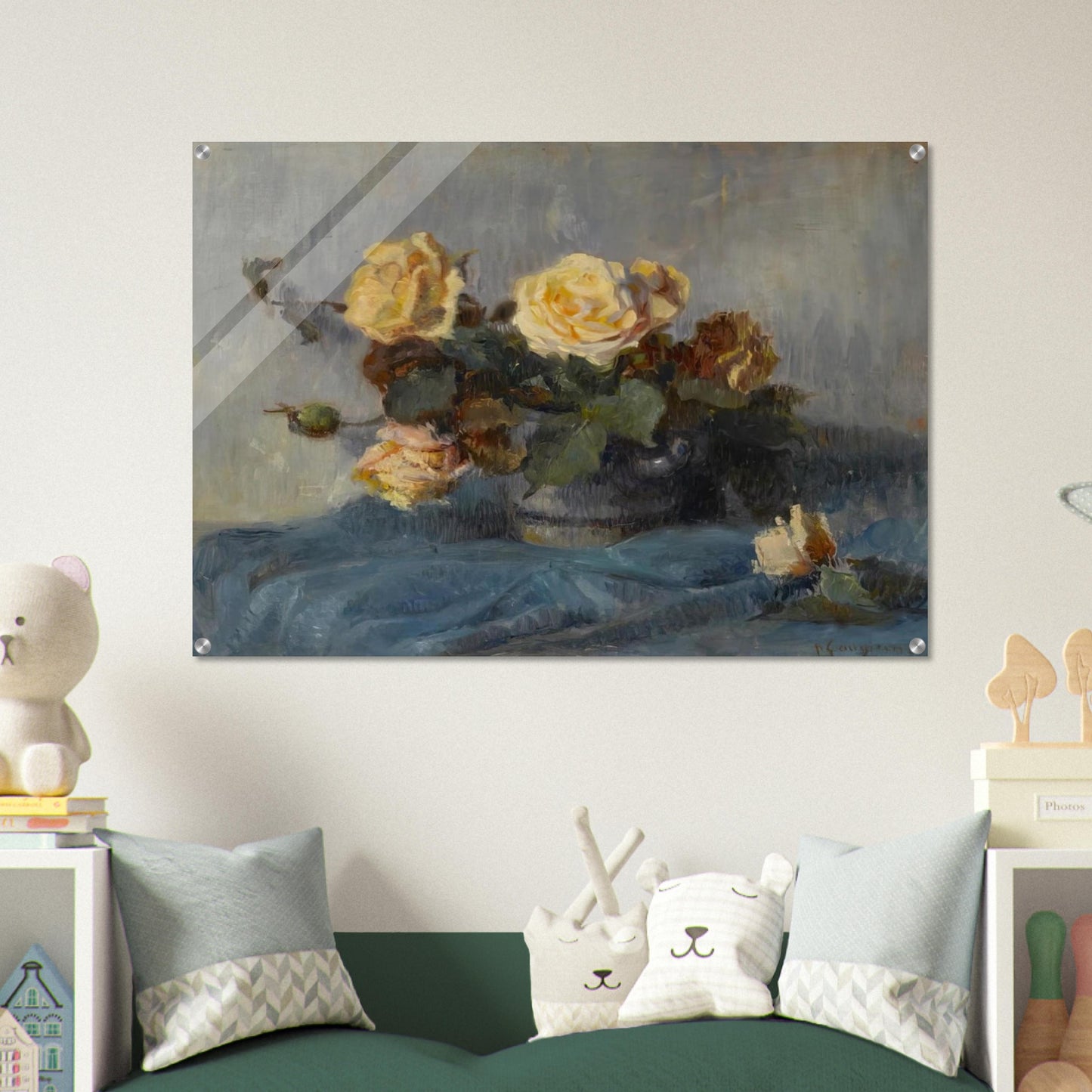 Rose Bouquet - Paul Cézanne Acrylic Print - 70x100 cm / 28x40″ inches