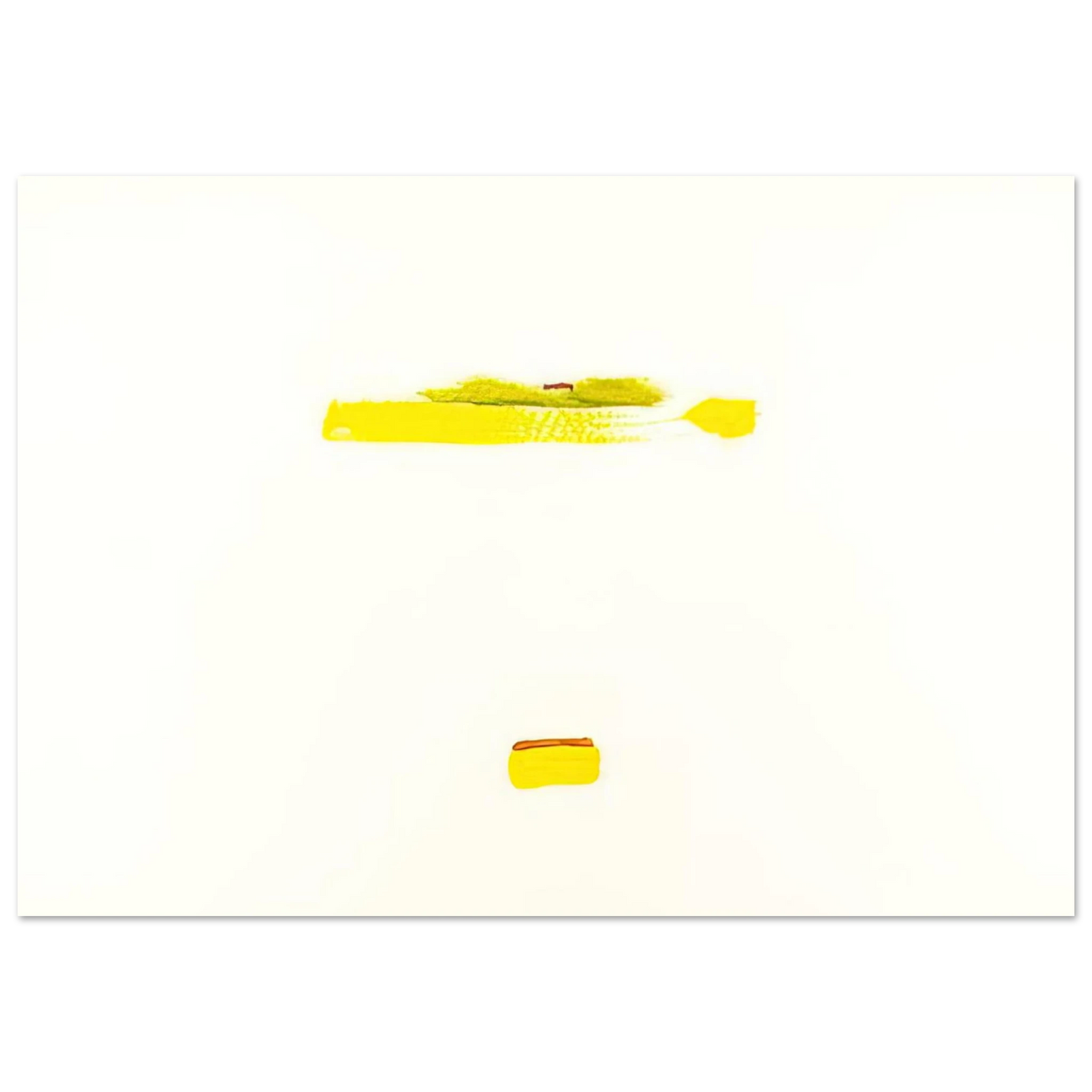Helen Frankenthaler - New York III - 1972 Wall art - 30x45 cm / 12x18 inches - Premium Wooden Framed Poster With Fine Art Paper - Wood frame
