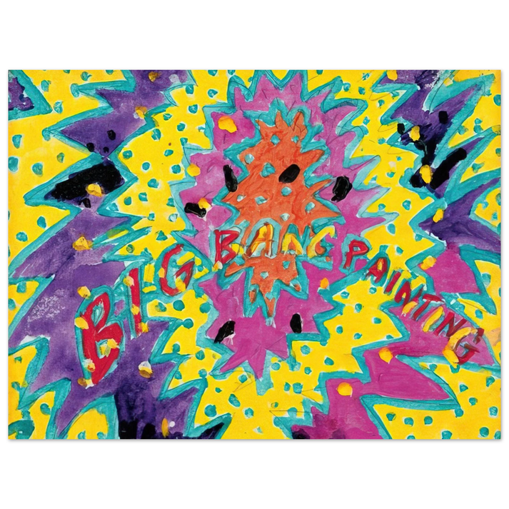 Paul Thek - Big Bang Painting - 1988  75x100 cm / 30x40inches Fine Art Poster