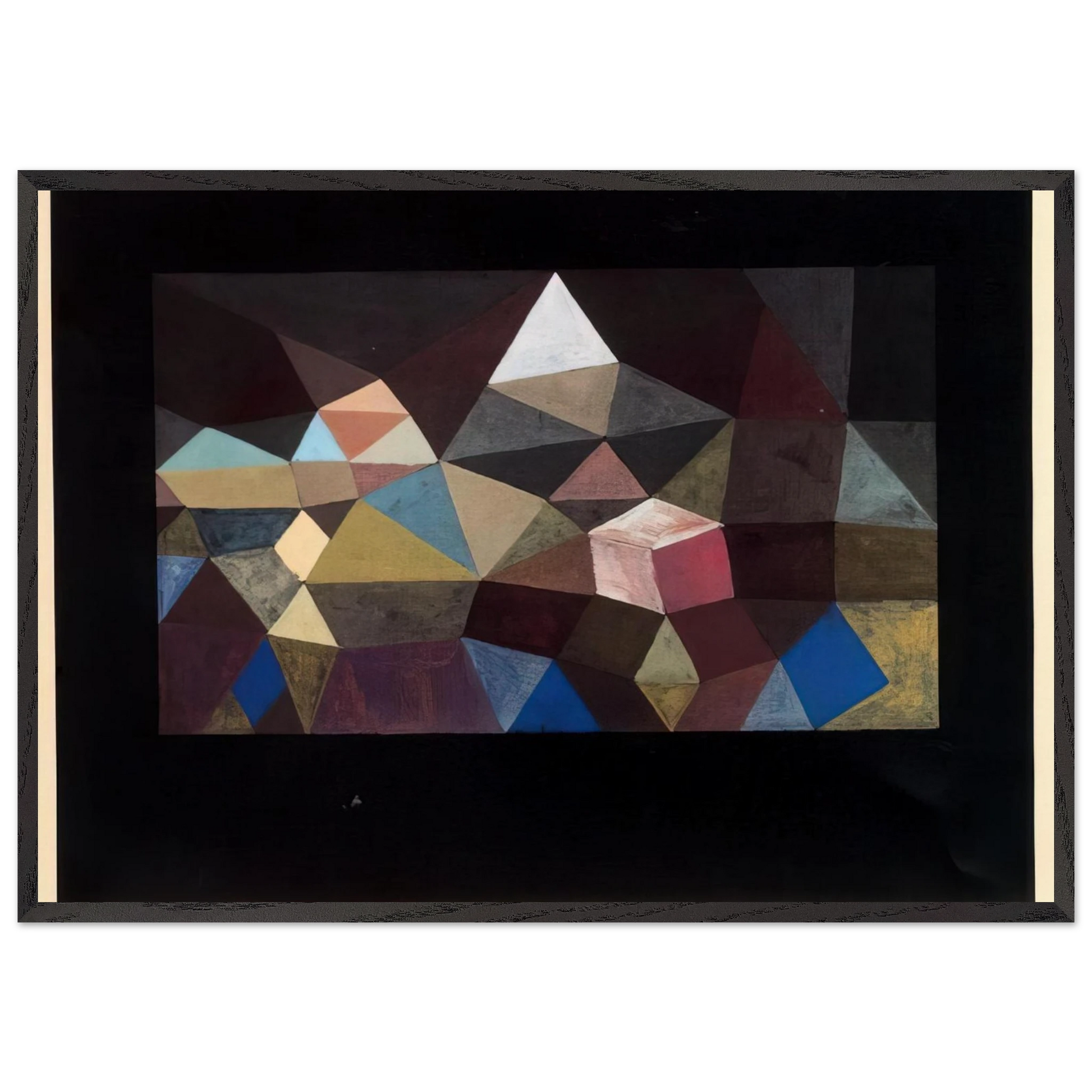 CRYSTALLINE LANDSCAPE 1929 - Paul Klee Framed Art Print – Black Wooden Frame - Default Title - -Framed Art Print