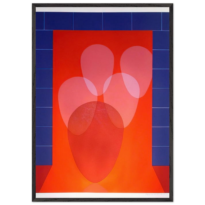 Fiery Furnace - 1978 - Clarence Holbrook Carter 70x100 cm / 28x40 inches Framed Art Print – Black Wooden Frame