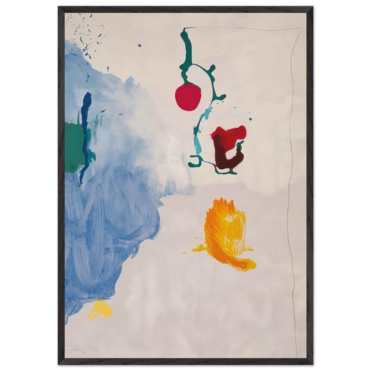 Eve - 1995 - Helen Frankenthaler Framed Art Print – Black Wooden Frame - Default Title - -Framed Art Print