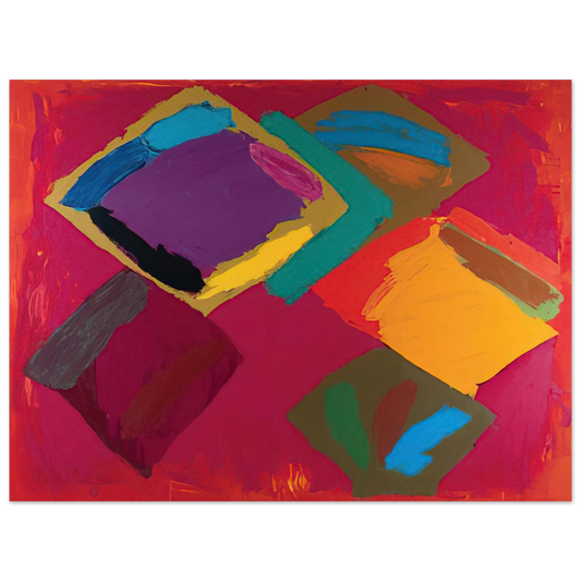 John Hoyland - Tiger Walk 3.4.81 - 1981 Fine Art Poster - Default Title