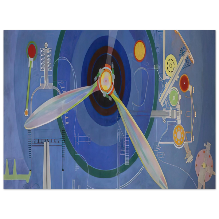 Sonia Delaunay - HELICE DECORATION POUR LE PALAIS DE L AIR EXPOSITION INTERNATIONALE DES ARTS ET DES TECHNIQUES DANS 1937  75x100 cm / 30x40inches Fine Art Poster