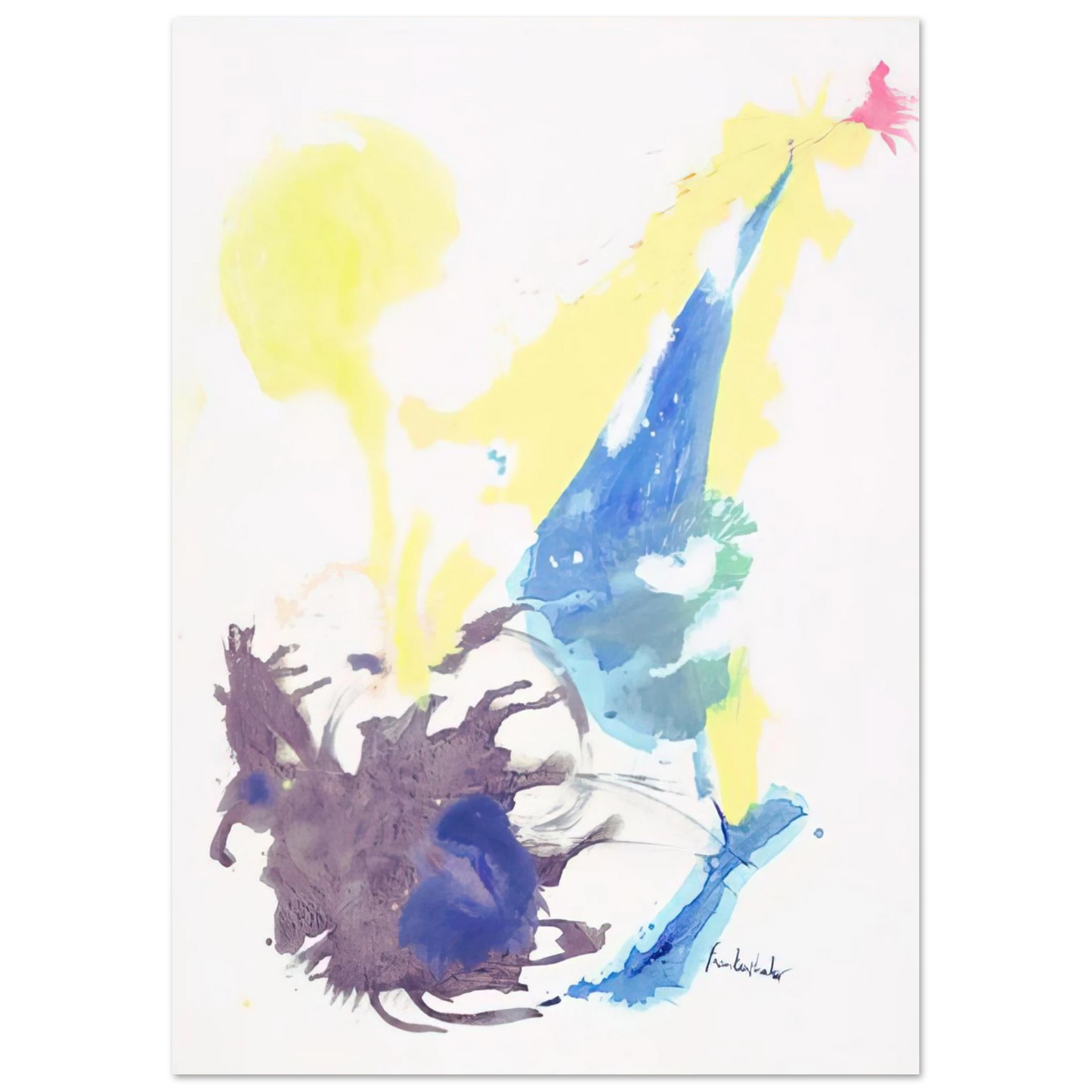Helen Frankenthaler - Moving Day - 1961 Wall art - 30x45 cm / 12x18 inches - Fine Art Poster - -