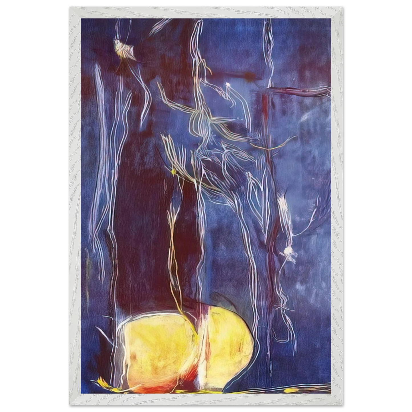 Helen Frankenthaler - All About Blue - 1994 Wall art - A1 (59.4 x 84.1  cm) - Fine Art Poster - -