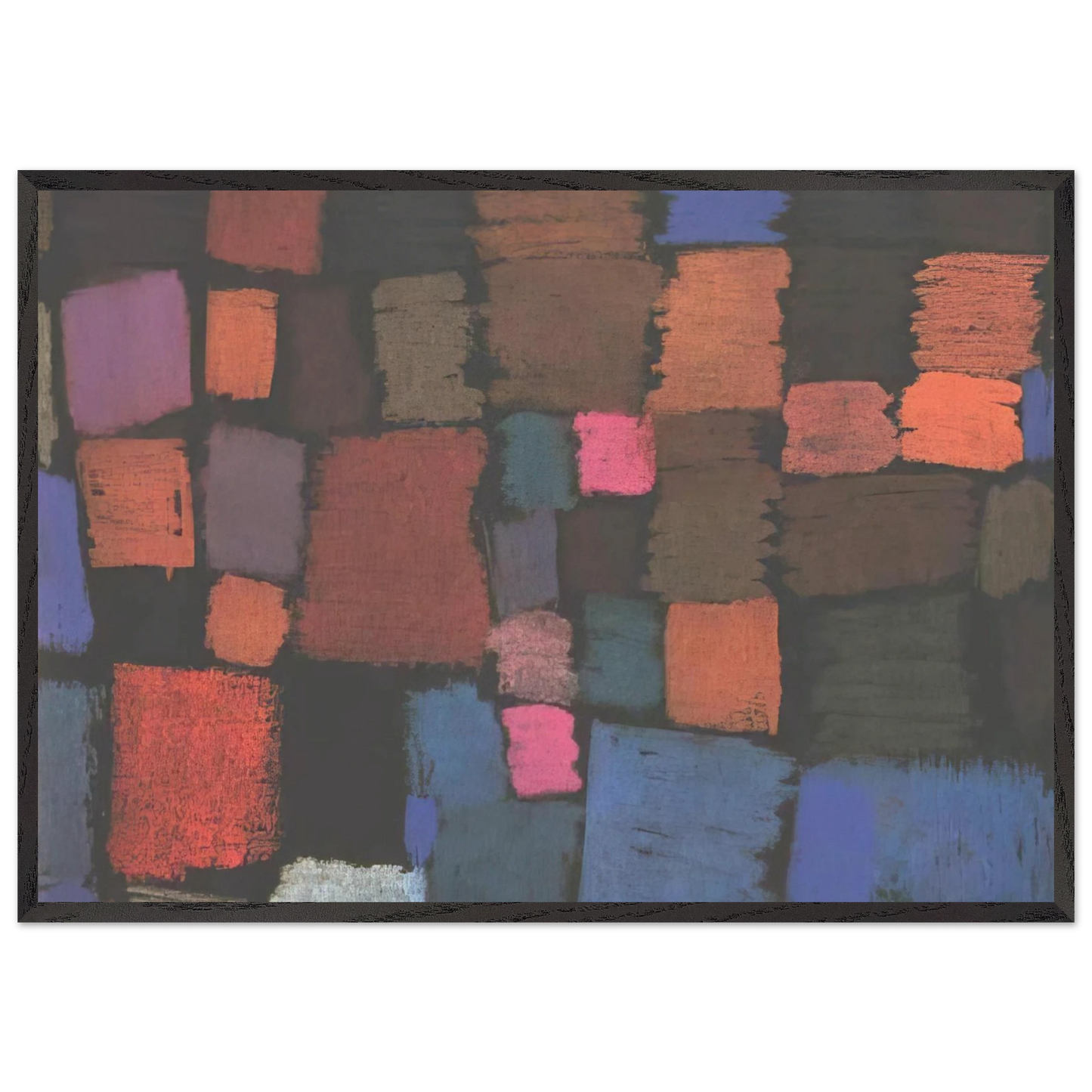 COMING TO BLOOM 1934 - Paul Klee Framed Art Print – Black Wooden Frame - Default Title - -Framed Art Print