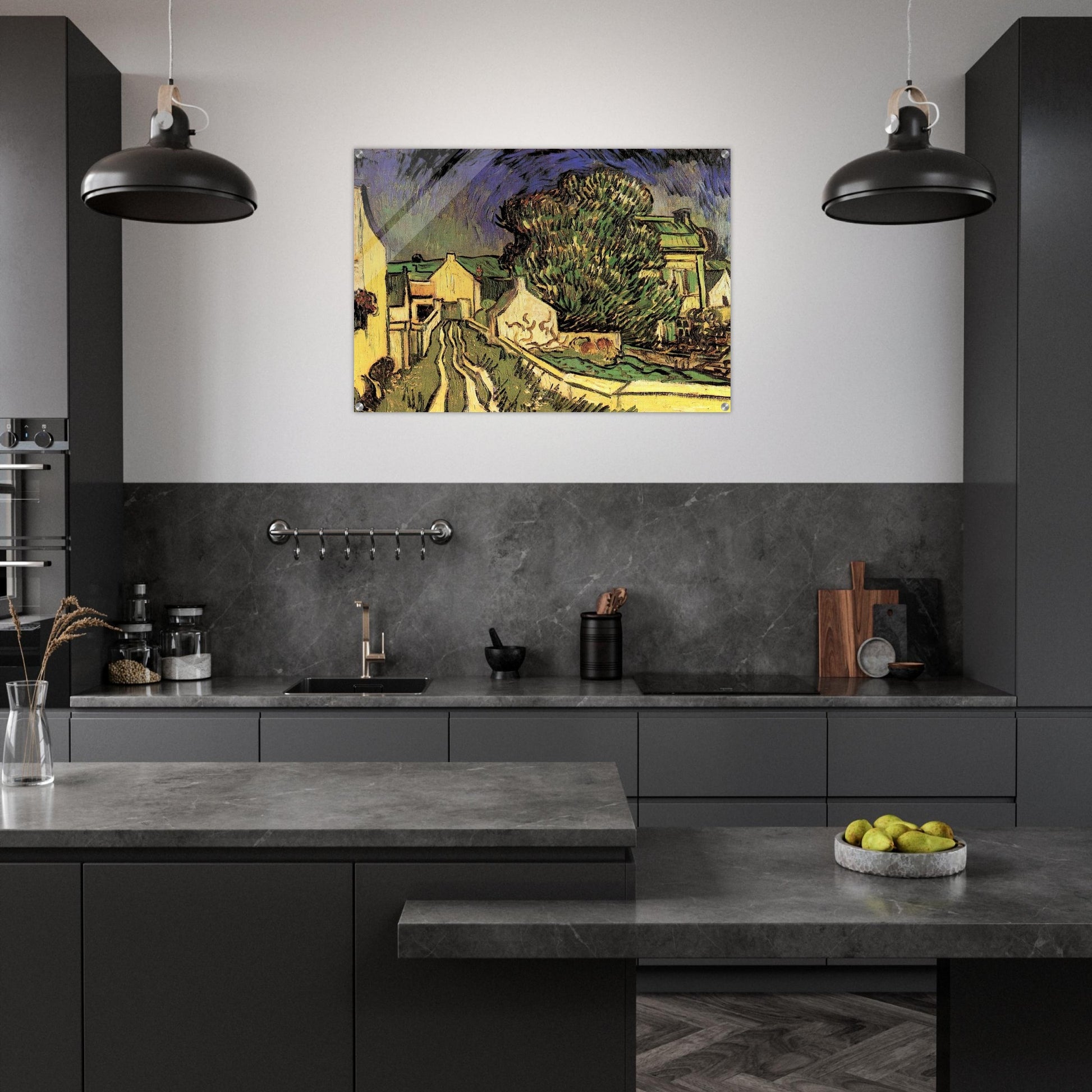 The House of Pere Pilon - Vincent van Gogh Acrylic Print - 70x100 cm / 28x40″ inches