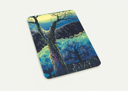 Orchard in Bloom By Eyvind Earle Pack of 10 Post Cards | Eyvind Earle Post Cards | A6 (10.5 x 14.8 cm) - 4.1 x 5.8 inches