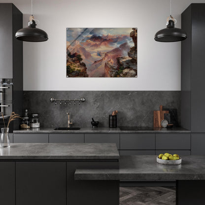 Grand Canyon of Arizona at Sunset - Thomas Moran Acrylic Print - 70x100 cm / 28x40″ inches