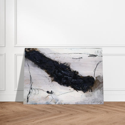 Fluss - 1983 - Emil Schumacher Brushed Aluminum Print - 70x100 cm / 28x40 inches | Emil Schumacher Aluminum Print | Emil Schumacher Prints