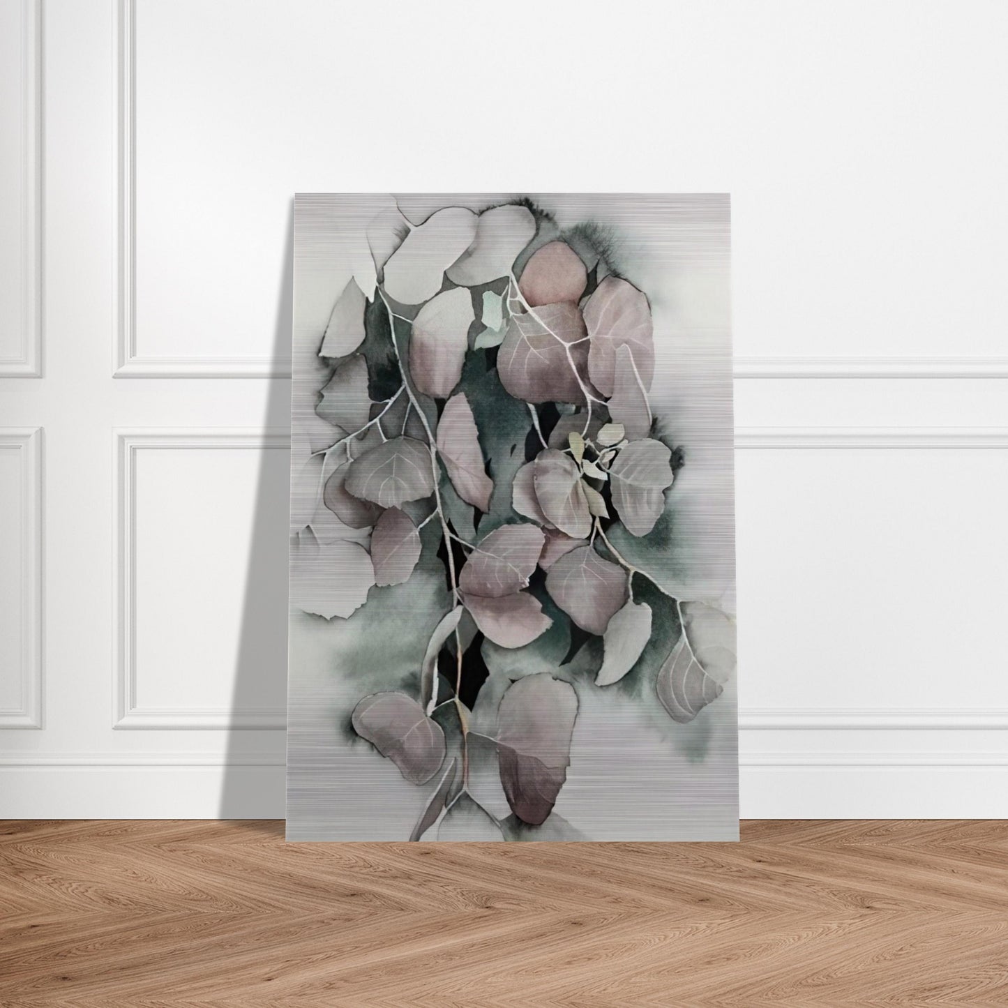 Autumn Leaves - Eyvind Earle Brushed Aluminum Print - 70x100 cm / 28x40 inches | Eyvind Earle Aluminum Print | Eyvind Earle Prints